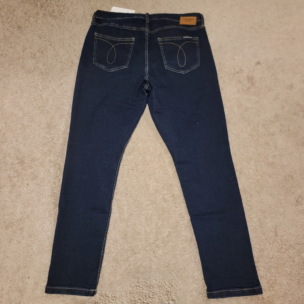 Calvin Klein Jeans High Rise Skinny Petite 14P/32 NWT - Picture 2 of 6